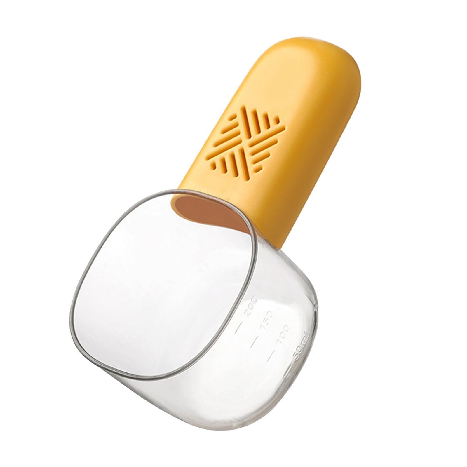 Xinsheinelry Sturdy Pet Abs Kitchen Scoops with Ergonomic Grip Grains Measuring Tool for Flour Rice and Pet Food Portioning Accurate Measuring Spoon for Baking Cooking