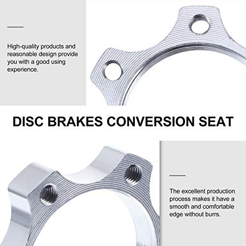 BESPORTBLE Rosca 6 Peças Da Bicicleta Roda Livre Cubos de Liga de Alumínio Freio A Disco Rotor 6 Par