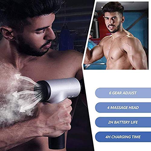 DNP MART Percussion Massage Gun | Deep Tissue Body Massage Machine for Pain Stress Relief | 6 Specialized Heads | Massager Machine for Full Body DNP MART Percussion Massage Gun | Deep Tissue Body Massage Machine for Pain Stress Relief | 6 Specialized Heads | Massager Machine for Full Body