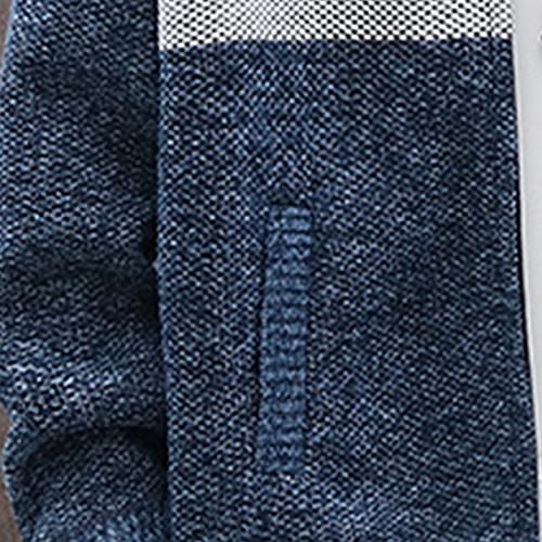 SMIDOW Men's Cardigan Sweaters Knitted Stand Collar Regular Fit Jacket Full Zip Fleece Lined Winter Warm Coat3