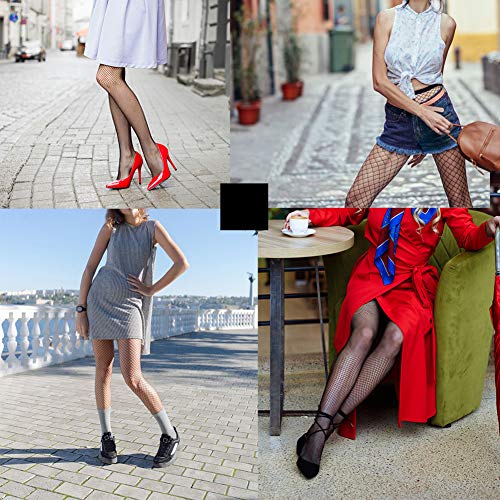 Image of MANZI High Waist Tights Fishnet Stockings Women's Thigh High Stockings Pantyhose
