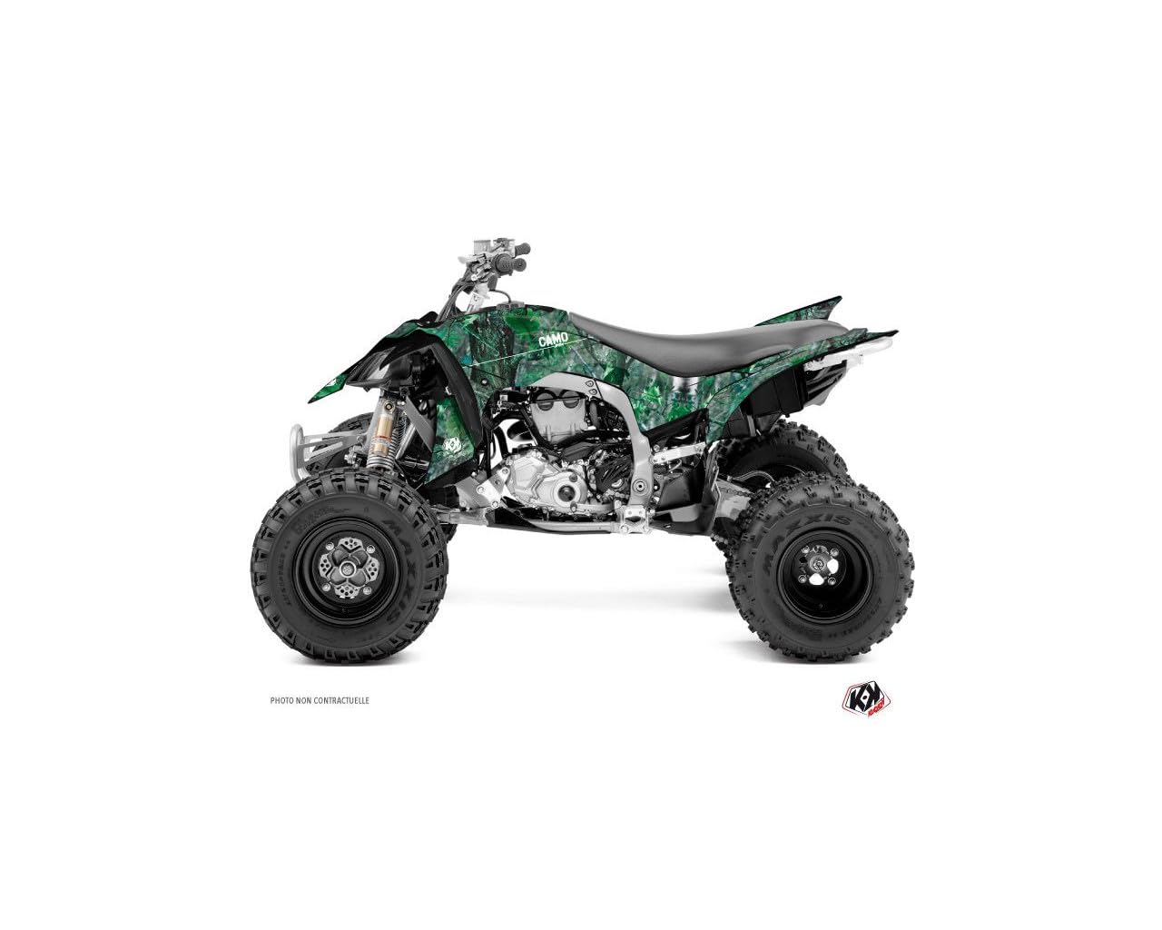 Kit déco quad Yamaha 450 YFZ R autocollant camouflage vert - 3