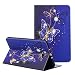Samsung Galaxy Tab A 10.1 SM-T580 Case, ZAOX Slim Folding Stand Lovely Leather Cover with Card Slots Folio Wallet Case for Galaxy Tab A SM-T580/T585 Tablet 2016 Release 10.1 Inch (Gold Butterfly)
