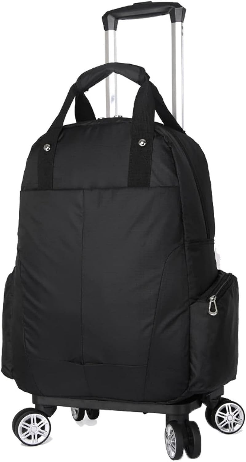 [ステアカル] リュックキャリー キャスターバッグ 25L：49*34*20cm 撥水加工 トロリーバッグ 3way キャリーバッグ