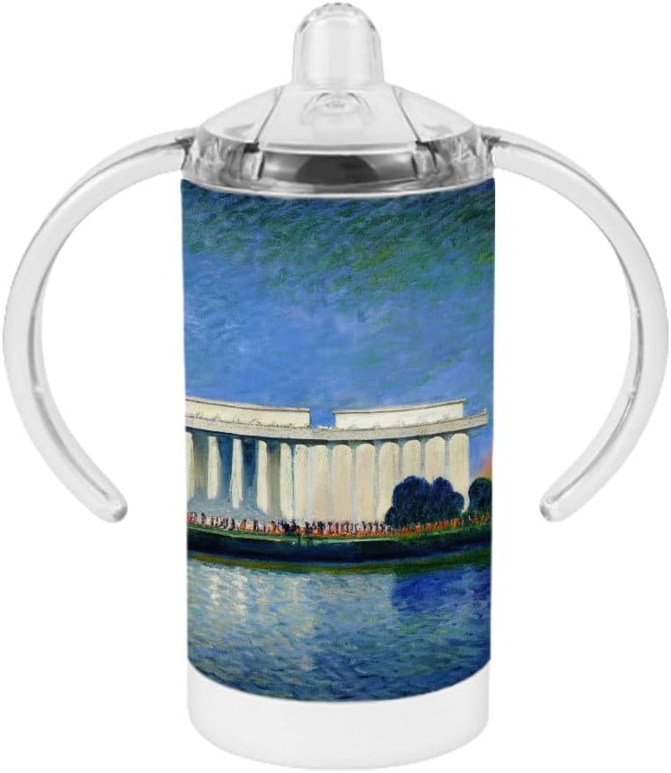 Washington DC Graphic Sippy Cup - Claude Monet Baby Sippy Cup - Art Sippy Cup