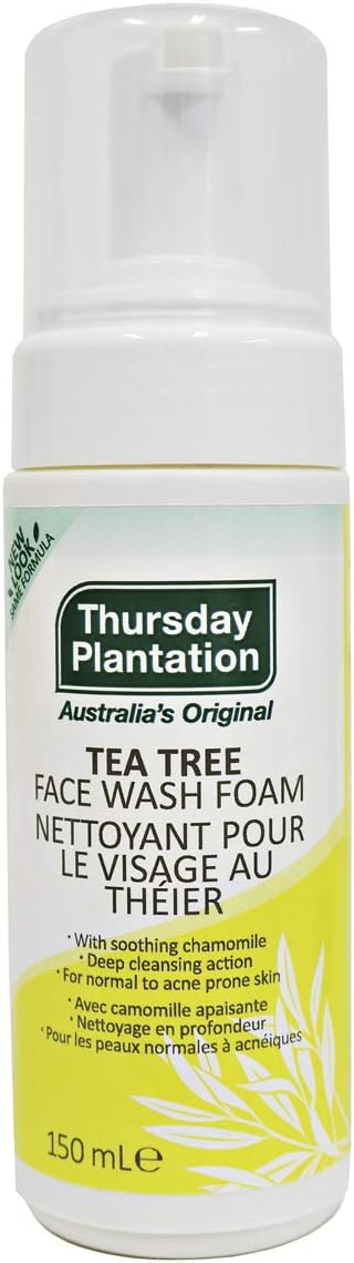 thursday plantation tea tree face wash foam