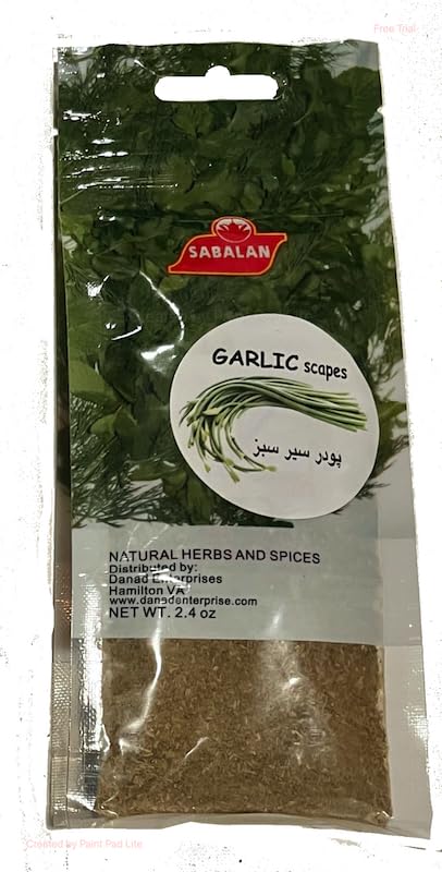 Dry Garlic Scapes/Garlic Seasoning / 2.4 oz