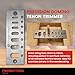 FINDBUYTOOL Domino Tenon Trimming Plate - Compatible with 4mm to 14mm Domino Joints - Precision Stainless Steel Joinery Tool - No More Sanding, Woodworking Alignment Guide for Perfect Fits