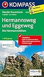 hermannshöhe  Hermannsweg und Eggeweg, Die Hermannshöhen: Wander-Tourenkarte. GPS-genau. 1:50000 (KOMPASS-Wander-Tourenkarten, Band 2504)