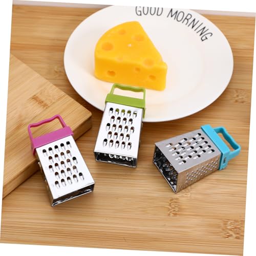 Set de 3 Mini Ralladores de Ajo y Queso de Acero Inoxidable miniatura 6