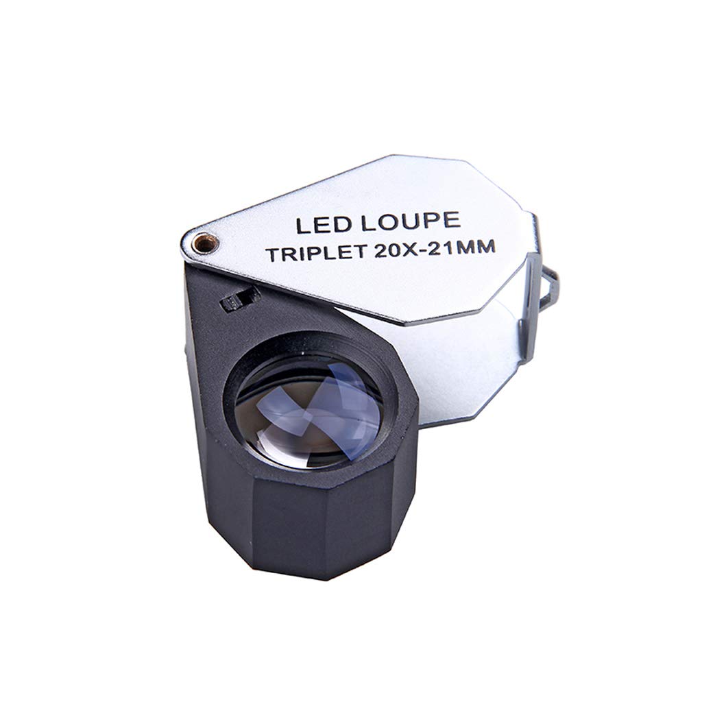 Lenti di ingrandimento, Lenti di ingrandimento per Hobby educativi, Lente d'Ingrandimento 10X, 20X, 30X, Lente d'Ingrandimento con Luce a LED, Lente d'Ingrandimento con