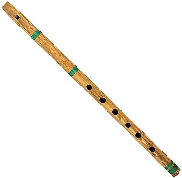 Taj Trader | Basuri | Indian Flute | Bamboo | (| Concert C Scale|43 Cm |6 Holes)