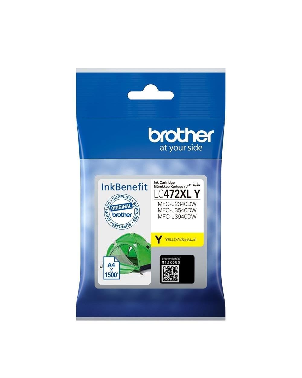 LC472XL High Capacity Ink Cartridge for Brother MFC-J2340DW Printer (Yellow)