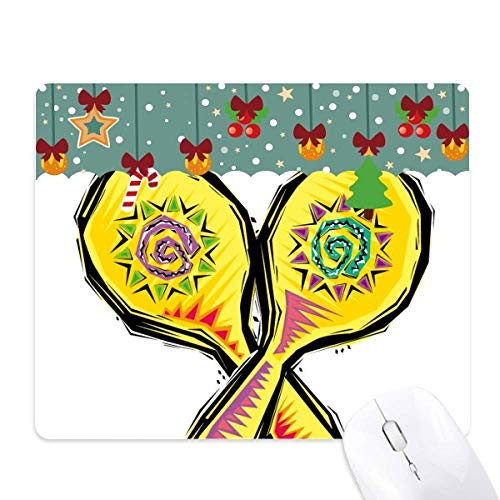 Tapis de souris de bureau Mexicon Culture tapis de souris de jeu caoutchouc raquette jaune