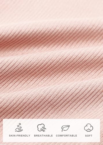 DRESHOW BQUBO 6 Pack Baby Newborn Hats Set for Unisex Infant Newborn Toddler Soft Beanie Hat for Boys Girls 0-24 Months 5