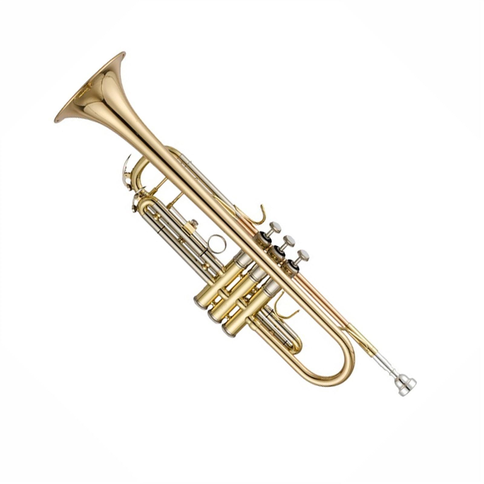 Standard Trąbka Trąbka Trąbka Trzytonowa Bb B-dur Trąbka Profesjonalny Instrument Muzyczny Dla Dorosłych Wytrzymały Początkujący