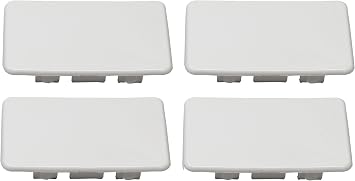 Plastic 2"x 3.5" Internal Vinyl Fencing End Caps 4