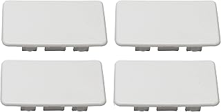 Plastic 2"x 3.5" Internal Vinyl Fencing End Caps (4)