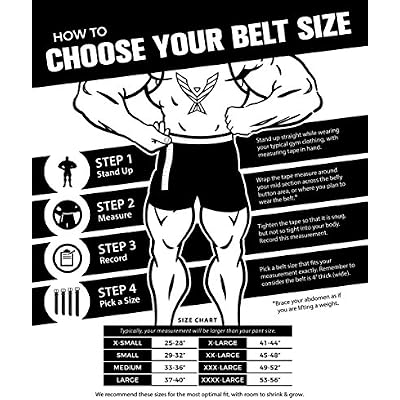 Stoic Powerlifting Belt/Weight Lifting Belt - 4 Inches Wide - No Taper for Maximum Support & Protection