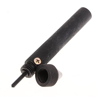 IVELECT 9 Pieces Hollow Hole Punch Set with Handle for Leathercraft Working