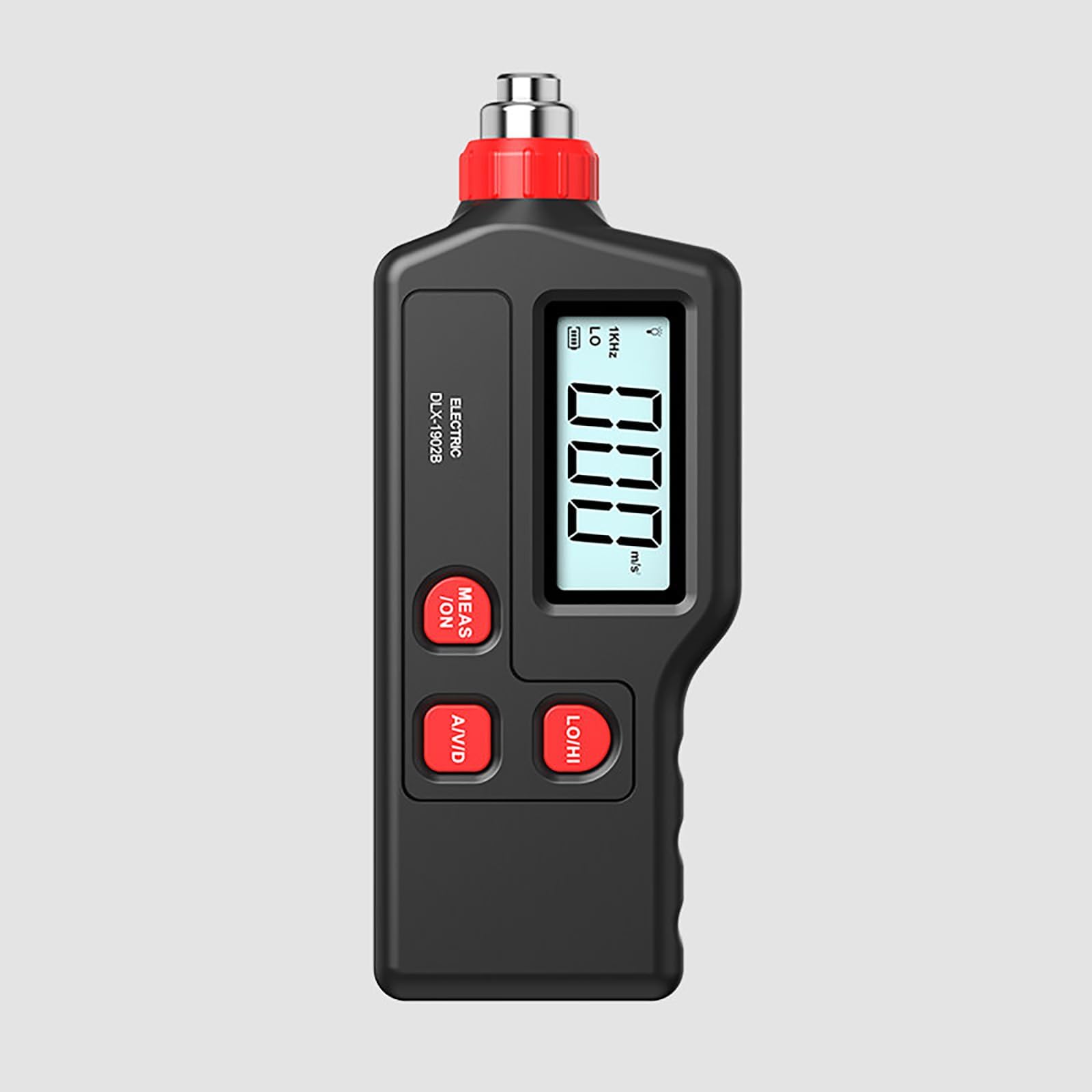 Digital Vibration Meter with Long and Short Probes, Vibration Analyzer for Preventive Inspection of Mechanical Equipment, AC Signal Output Support
