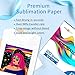 HTVRONT Sublimation Paper 8.5x11 Inch 120 Sheets | High Transfer Rate Printer-Friendly Sublimation Sheets for T-Shirts & Mugs | Compatible with Epson/HP/Canon (A4 Size, Quick-Dry, No Curl)