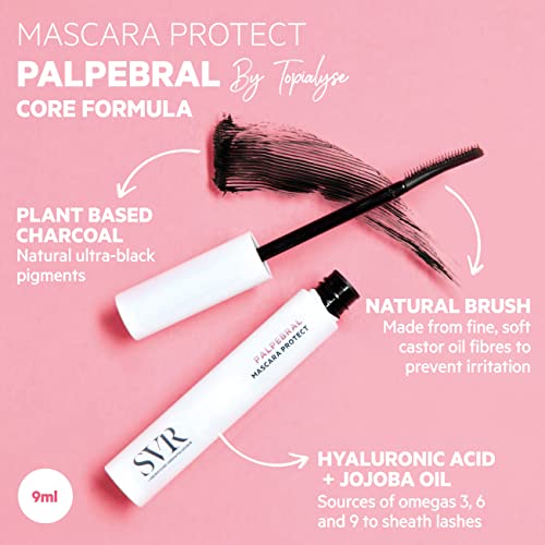 SVR PALPEBRAL Mascara Protect for Sensitive Eyes with Natural Pigments Hyaluronic Acid, Jojoba Oil - Image 2