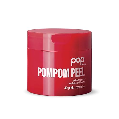 Miniatura 1 de POPBEAUTY POMPOM Peel  Almohadillas de pelado previamente remojadas  Exfolia y ayuda a limpiar el esquí con granada y hamamelis  40 almohadillas