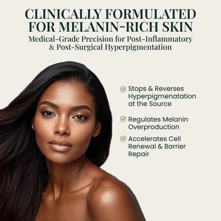 E'Luxxe Advanced Dark Spot Serum – Triple Vitamin C, Tranexamic Acid & Niacinamide with Papaya & Cica - Hyperpigmentation & Dark Scar Treatment for Face & Body, Non-Comedogenic, Fragrance-Free (50ml) - Image 3