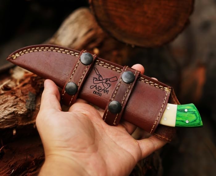 Miniatura 3 de Funda de cuero para cinturón, funda de cuero inclinada, hermoso niño de vaca de 5 a 7 pulgadas, cubierta de cuero 100% piel auténtica (funda de piel