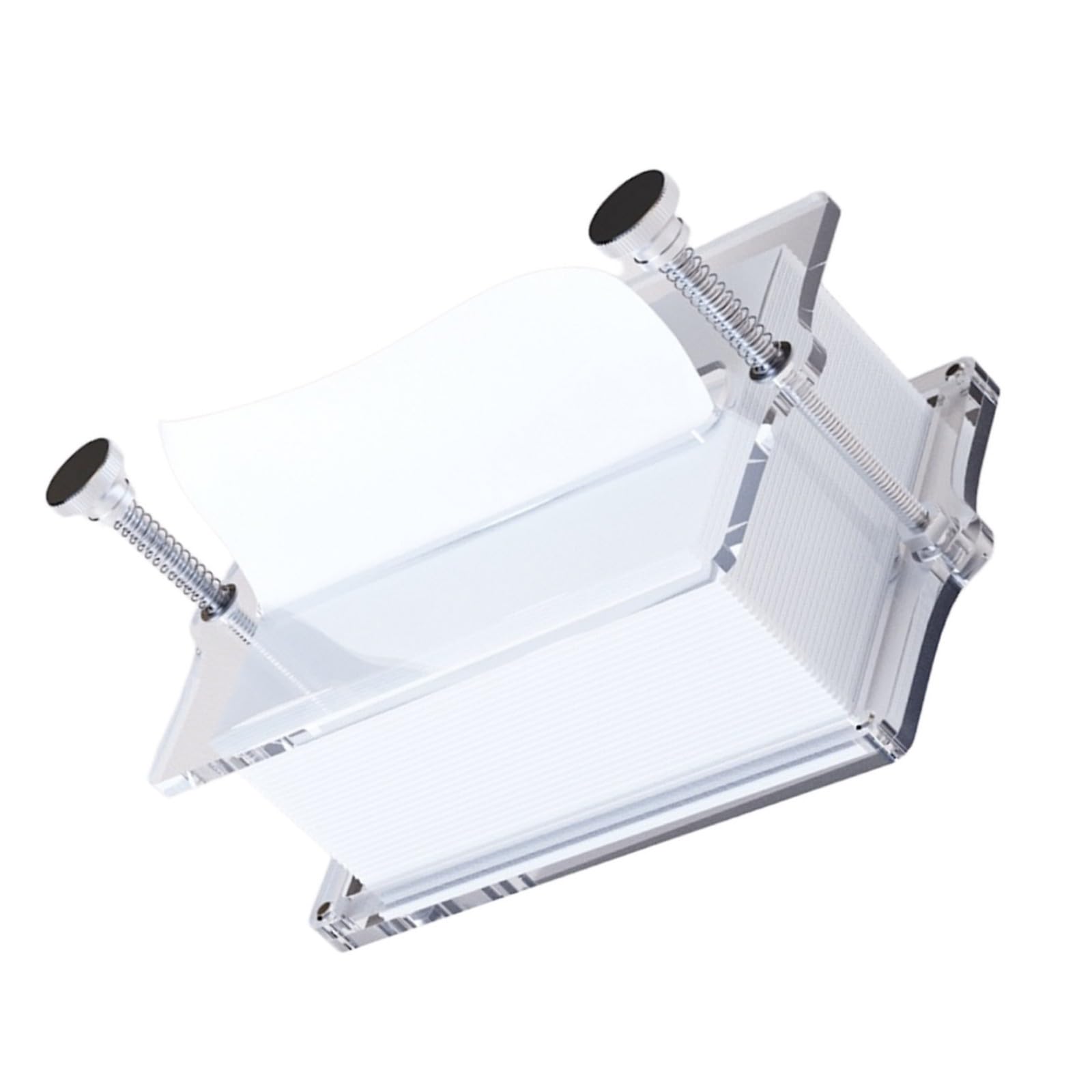 PANGBOER Paper Towel Box Modern Clear Tissue Box Holder with Height Perfect for Home Decoration and Organization Functional Home Accessory
