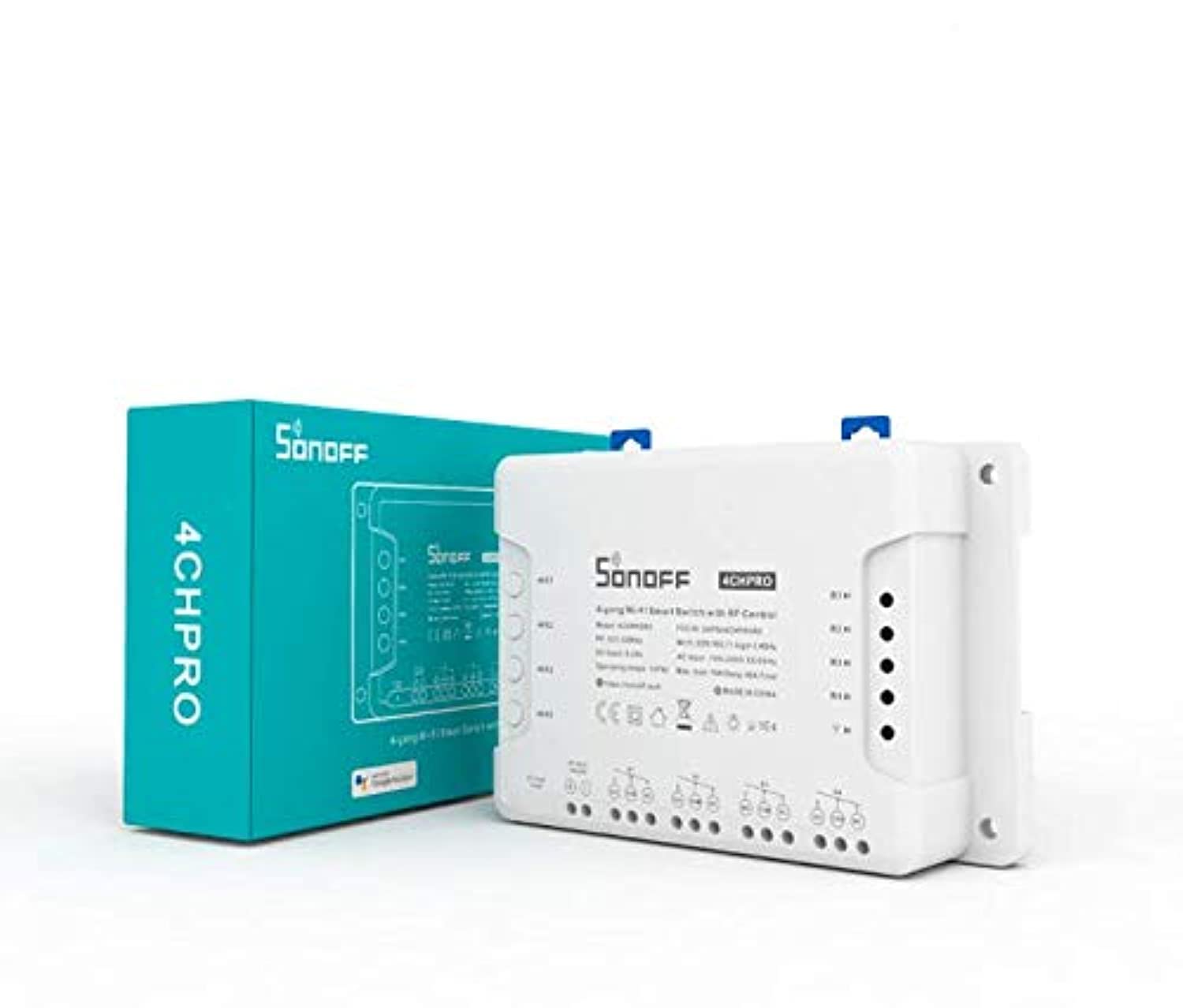 Sonoff 4ch Pro R3 Wifi Smart Switch Inter Inching Lock Mode DIY Timer Via Ewelink App Work with Alexa Google Home