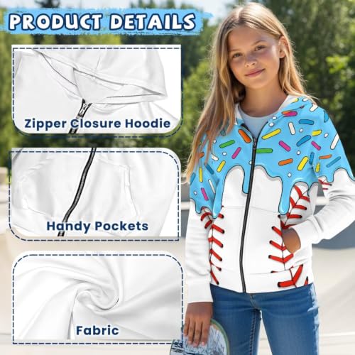 Image of Biyejit Kids Novelty 3D Graphic Printed Hooded Sweatshirt