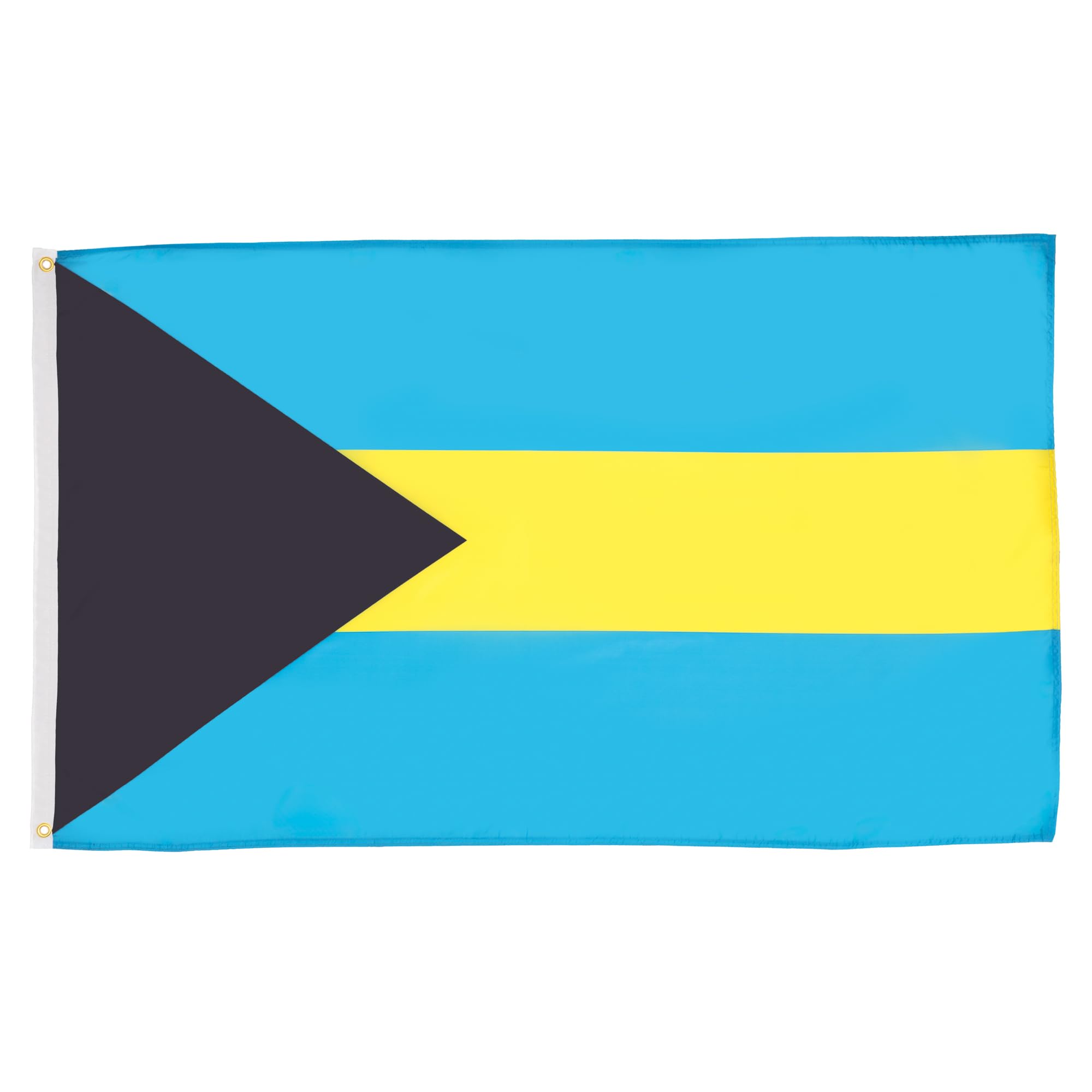 AZ FLAG - Set of 5 Bahamas Flags – 90 x 60 cm – 100% Polyester Bahamian Flag with Integrated Metal Eyelets