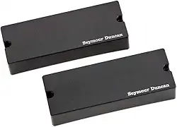 Basslines ASB-BO-5s Blackouts para baixo de 5 cordas - Conjunto de pescoço e ponte preto