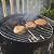 Realcook Vertical 17 Inch Steel Charcoal Smoker, Heavy Duty Round BBQ Grill for Outdoor Cooking, Black