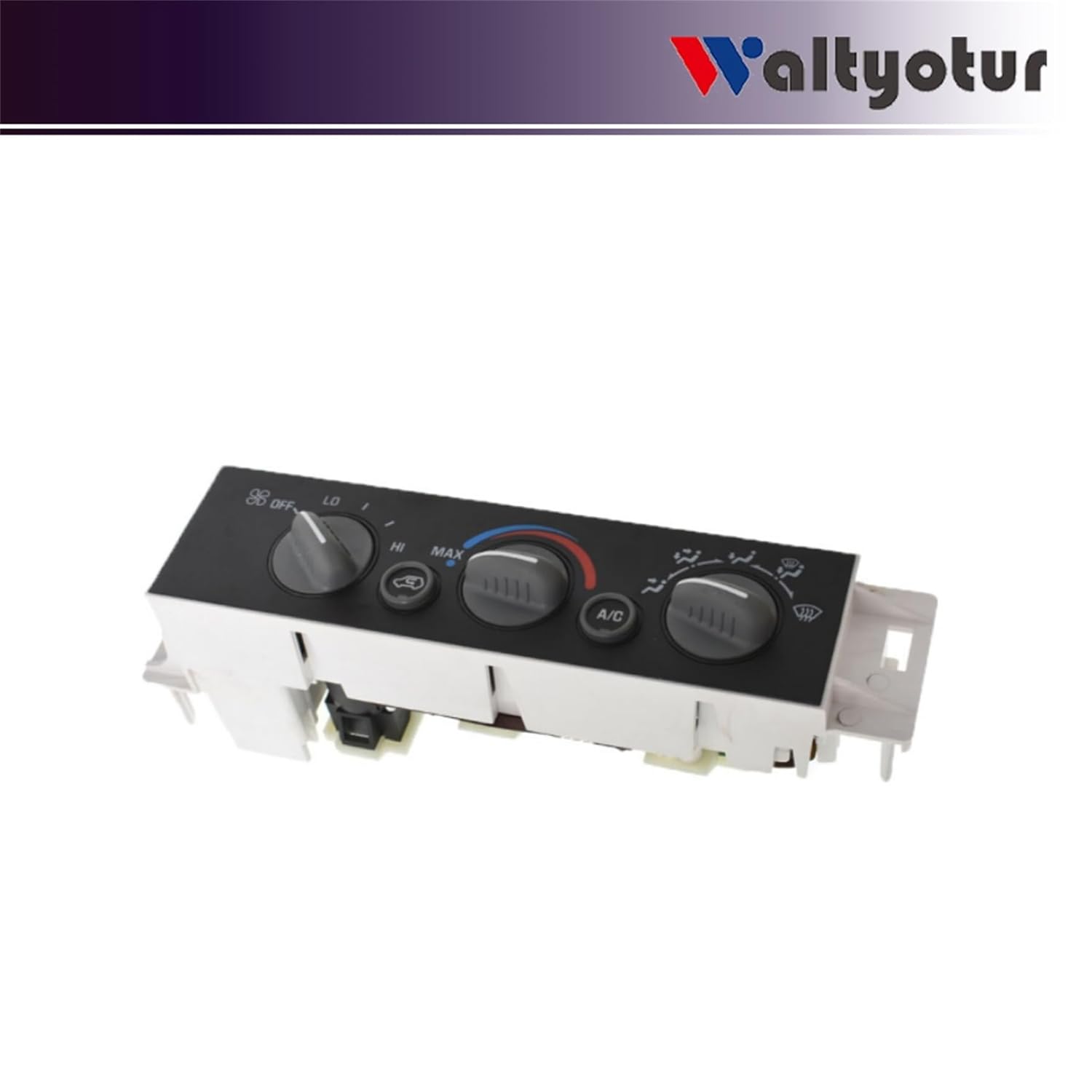 AC Heater Control Panel w/o Rear Window Defogger Replacement for 1996-2002 C1500 C2500 C3500/K1500 K2500 K3500 16231175 16238895 16240115 9378815 599-007