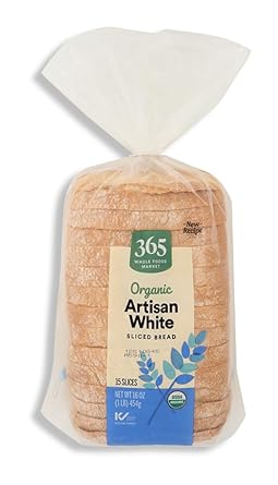 365 By Whole Foods Market Organic White Artisan Bread, 16 Ounce