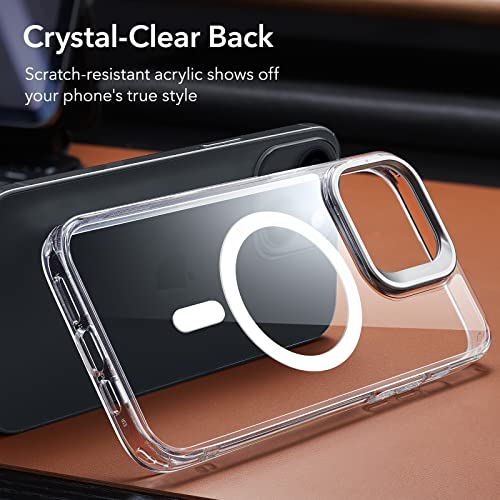 ESR Classic Hybrid für iPhone 14/13 Hülle mit Flex-Ständer, Klar – Ansicht 6