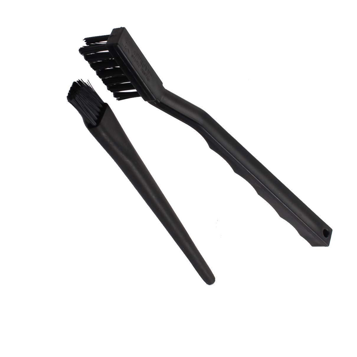 Aexit 2PCS Black Audio Cables Good Performance Conductive Ground ESD Anti Static Fiber Optic Cables Brush Kit