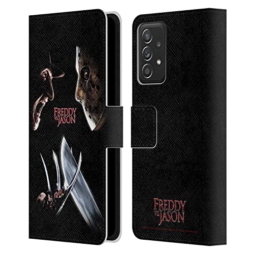 Étui portefeuille Galaxy A52 Freddy VS. Jason, la housse en cuir idéale pour les fans de cinéma