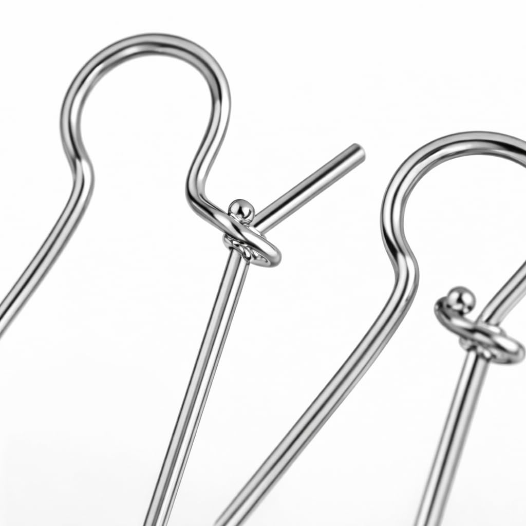 Hypoallergene 925 Zilveren Oorbellen Haken - 50 Stuks Voor Doe-Het-Zelf Sieraden Hypoallergene 925 Zilveren Oorbellen Haken - 50 Stuks Voor Doe-Het-Zelf Sieraden