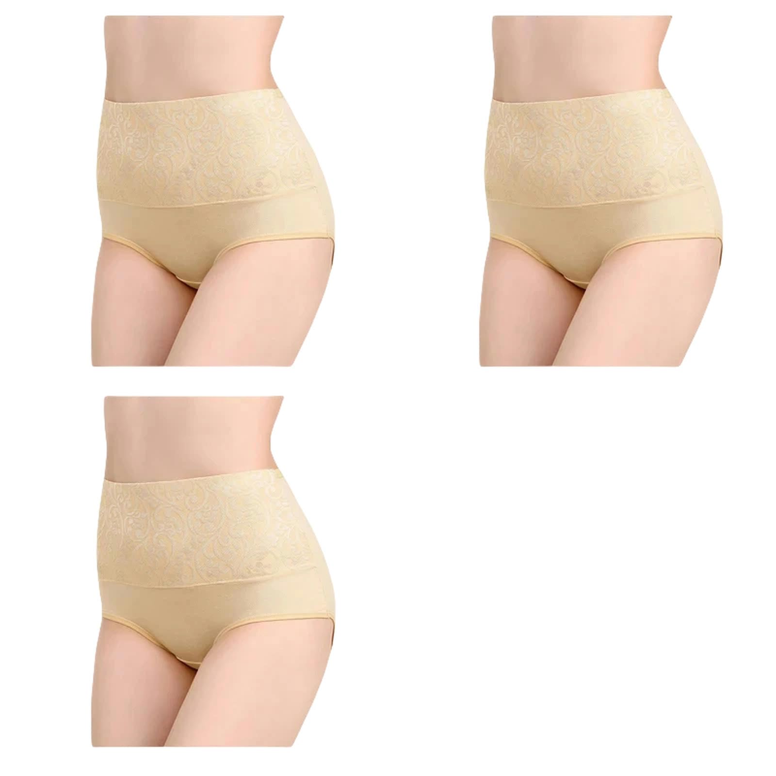 Mutande Donna Cotone Brief di Recupero Postpartum di Biancheria Intima Femminile per Mutandine Ad Alta Vita per Donne per Donne Permanenti Sexy Plus Size 3pcs-nk81-3bk-4xl
