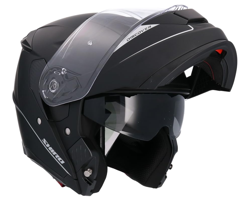 Shiro Helmet Casco Modular FF950 Discover Negro Mate (L 59/60)