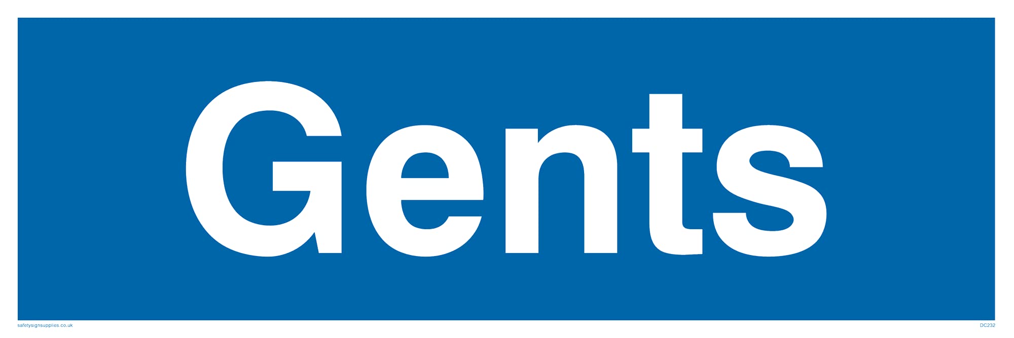 Pack of five - Gents Sign - 300x100mm - L31