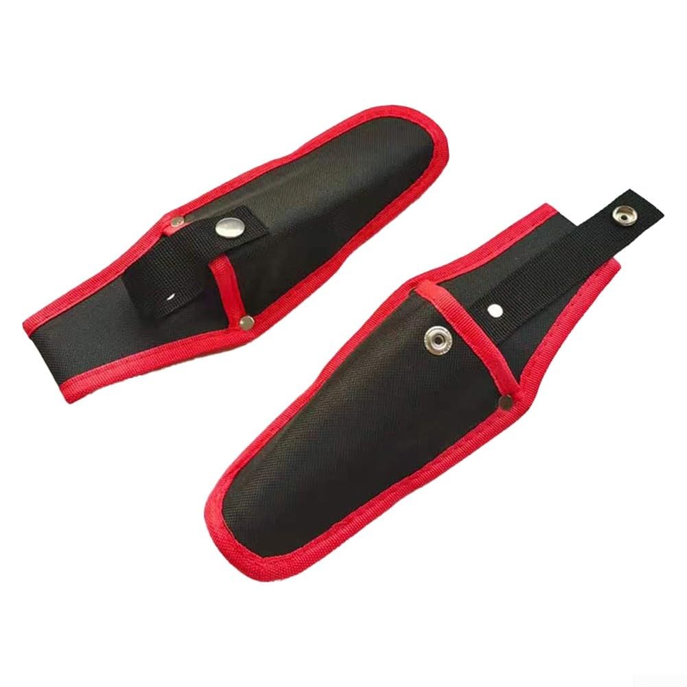 2PCS Garden Pruner Sheath, Pruner Sheath Protective Case, Canvas Scissor Bag Tool, Garden Pruning Shears Cutter Trimming Pouch