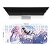 New Yeston Sakura 27.5 * 11.8 * 0.12in(700 * 300mm) Mouse pad, Thick Extended Mouse Mat Non-Slip Spill-Resistant Desk Pad