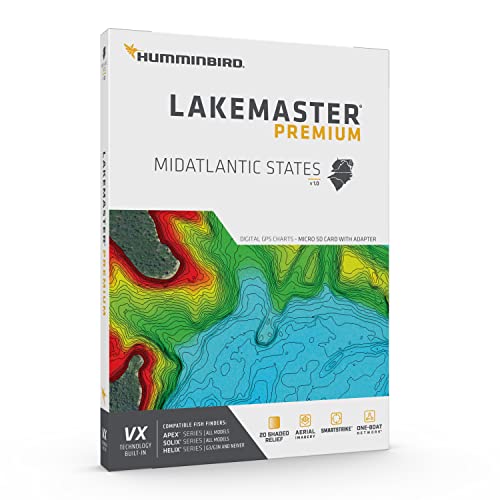 Image of Humminbird LakeMaster Premium Map SD Card for Fish Finders
