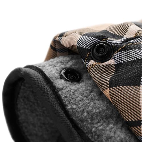 HUNTER Hundemantel UPPSALA, Farbe: taupe, 2in1 Design mit herausknüpfbarem Innenfutter, wasserabweisend, reflektierende Paspeln, geschlossene Bauchseite, optimaler Sitz, Größe: 25