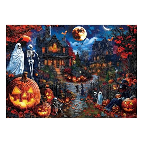 Puzzle Casa Encantada de 1000 piezas para decorar en otoño y disfrutar en familia